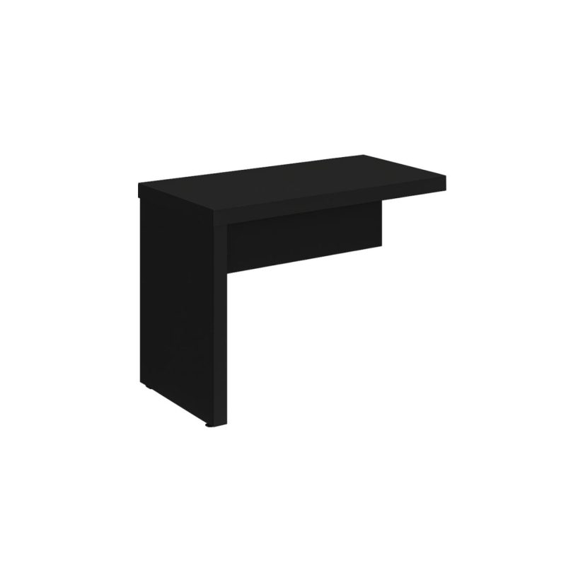 Móveis para Escritório Mesa Auxiliar 0,90x0,45 - PRETO/PRETO - 26009