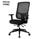 Cadeira Escritório Cadeira de Escritório Tela Pryus PRIME com Regulagem Assento - Cor Preto - 20092
