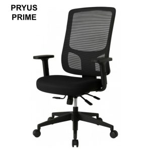 Cadeira Escritório Cadeira de Escritório Tela Pryus PRIME com Regulagem Assento - Cor Preto - 20092