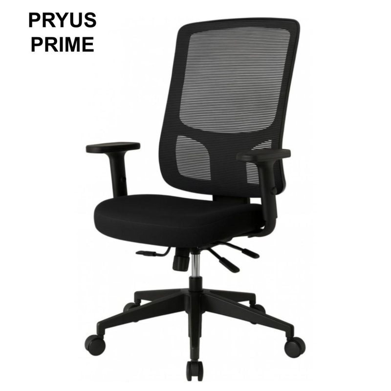 Cadeira Escritório Cadeira de Escritório Tela Pryus PRIME com Regulagem Assento - Cor Preto - 20092