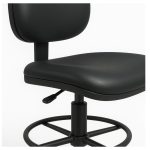 Cadeira Escritório Cadeira Caixa EXECUTIVA LISA  sem Braços - (Aranha MARTIFLEX) - Cor Preta - 35031