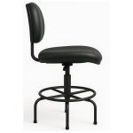 Cadeira Escritório Cadeira Caixa EXECUTIVA LISA  sem Braços - (Aranha MARTIFLEX) - Cor Preta - 35031