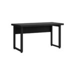 Móveis para Escritório Mesa Escritório PÉ QUADRO - 1,20x0,60m - S/ Gavetas - PRETO / PRETO - 26001