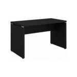 Móveis para Escritório Mesa Escritório 1,20x0,60m - S/ Gavetas - PRETO/PRETO - 26005