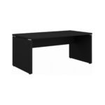 Móveis para Escritório Mesa Escritório 1,50x0,60m - S/ Gavetas - PRETO/PRETO - 26006