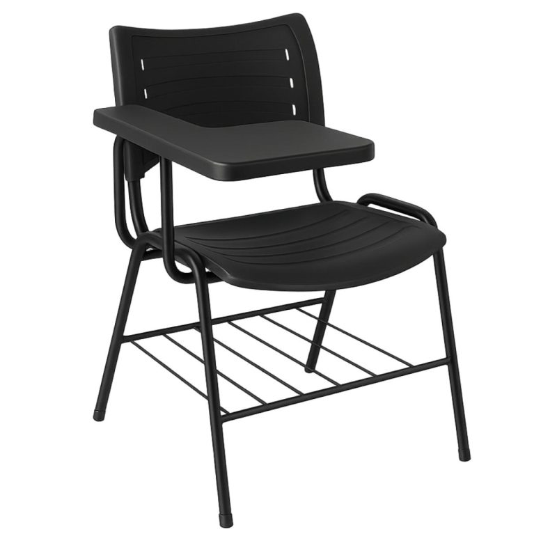 Sem categoria Cadeira Universitária Plástica Prancheta PLÁSTICA - MRPlast Preto - 34030