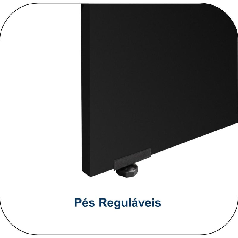 Móveis para Escritório Mesa AUXILIAR c/ 03 Gavetas Pedestal 40mm - WORKSTART - MARSALA/PRETO - 51020