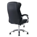 Cadeira Escritório Cadeira Escritório Presidente BOSS com Base Cromada - Corino Preto - 31401