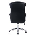 Cadeira Escritório Cadeira Escritório Presidente BOSS com Base Cromada - Corino Preto - 31401