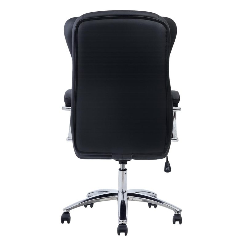Cadeira Escritório Cadeira Escritório Presidente BOSS com Base Cromada - Corino Preto - 31401