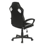 Cadeira Escritório Cadeira Gamer Escritório Giratória NEXX - Cor Preto / Branco - 30082 Cadeira Escritório Cadeira Gamer Escritório Giratória NEXX - Cor Preto / Branco - 30082