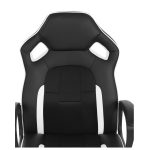 Cadeira Escritório Cadeira Gamer Escritório Giratória NEXX - Cor Preto / Branco - 30082 Cadeira Escritório Cadeira Gamer Escritório Giratória NEXX - Cor Preto / Branco - 30082