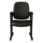 Sem categoria Poltrona Auditório Rebatível  01 Lugar – Linha Premium - Corino Preto - 38001 Sem categoria Poltrona Auditório Rebatível  01 Lugar – Linha Premium - Corino Preto - 38001