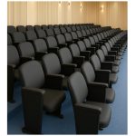 Sem categoria Poltrona Auditório Rebatível  01 Lugar – Linha Premium - Corino Preto - 38001 Sem categoria Poltrona Auditório Rebatível  01 Lugar – Linha Premium - Corino Preto - 38001