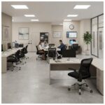 Cadeira de Escritório Cadeira de Escritório Diretor Ergonômica Giratória Preta