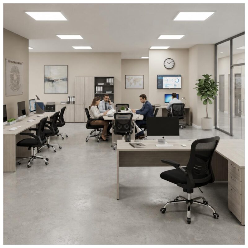 Cadeira de Escritório Cadeira de Escritório Diretor Ergonômica Giratória Preta