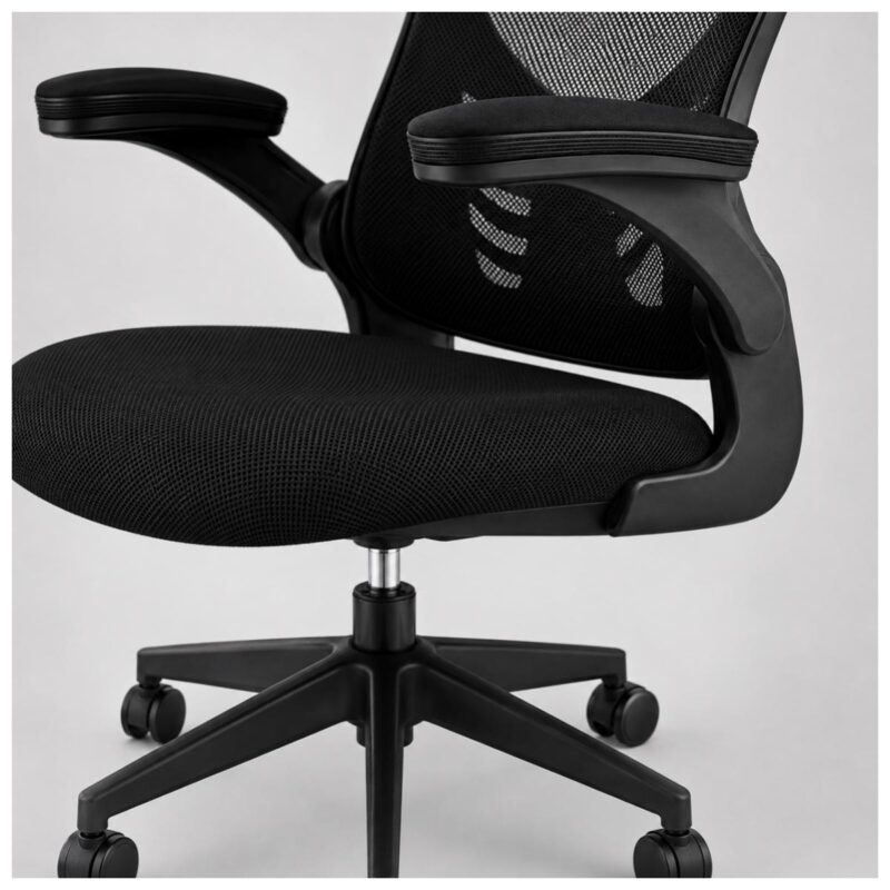 Cadeira de Escritório Cadeira de Escritório Diretor Ergonômica Giratória Preta
