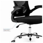 Cadeira de Escritório Cadeira de Escritório Diretor Ergonômica Giratória Preta