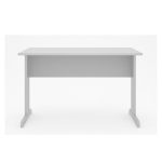 Mesa Escritório 1,20x0,60m - Sem Gavetas - JOB - CINZA/CINZA - 43099