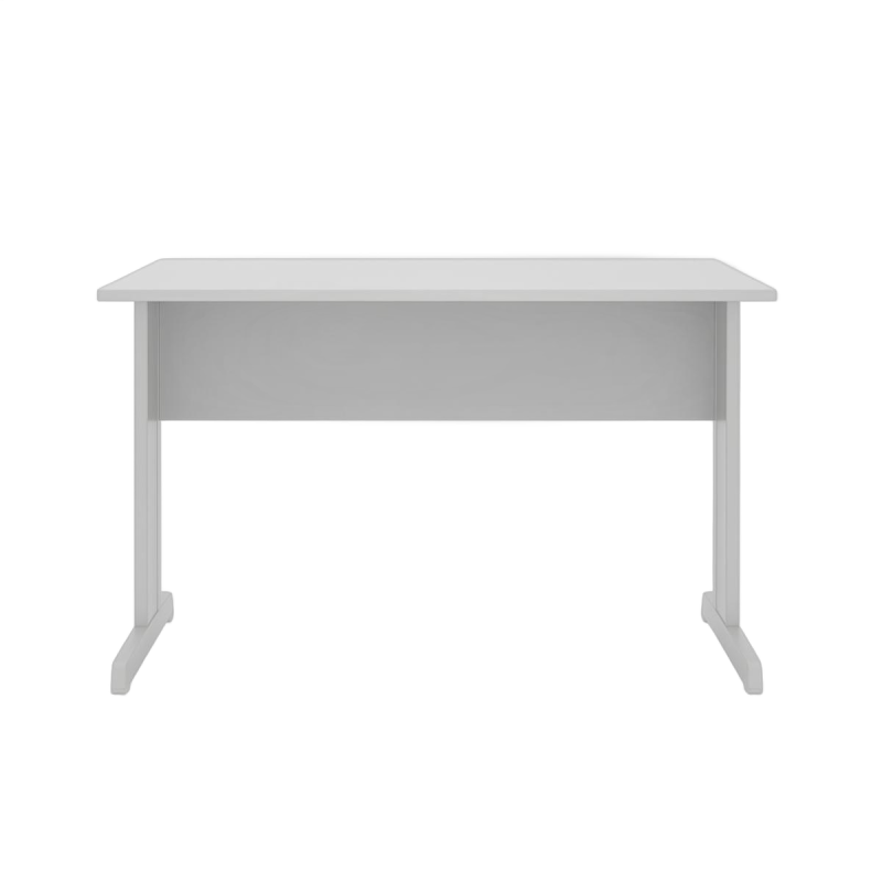 Mesa Escritório 1,50×0,60m – Sem Gavetas – JOB – CINZA/CINZA – 43098