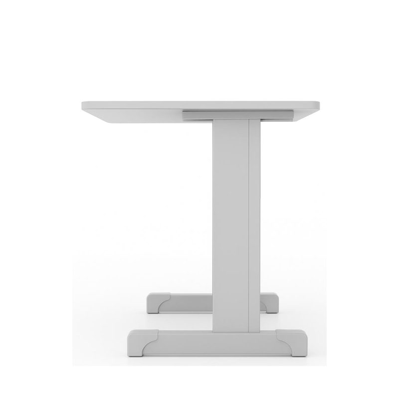 Mesa Escritório 0,80x0,60m - JOB - CINZA/CINZA - 43087