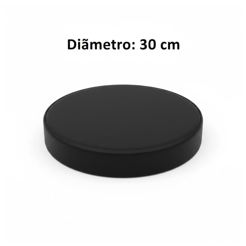 Mesa para Refeitório ESCAMOTEÁVEL 08 Lugares MDP Branco de 25 mm - Assento PRETO - 50804