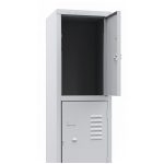 Armário Roupeiro de Aço c/ 04 Portas Pequenas - 1,96x0,33x0,35m - 10905