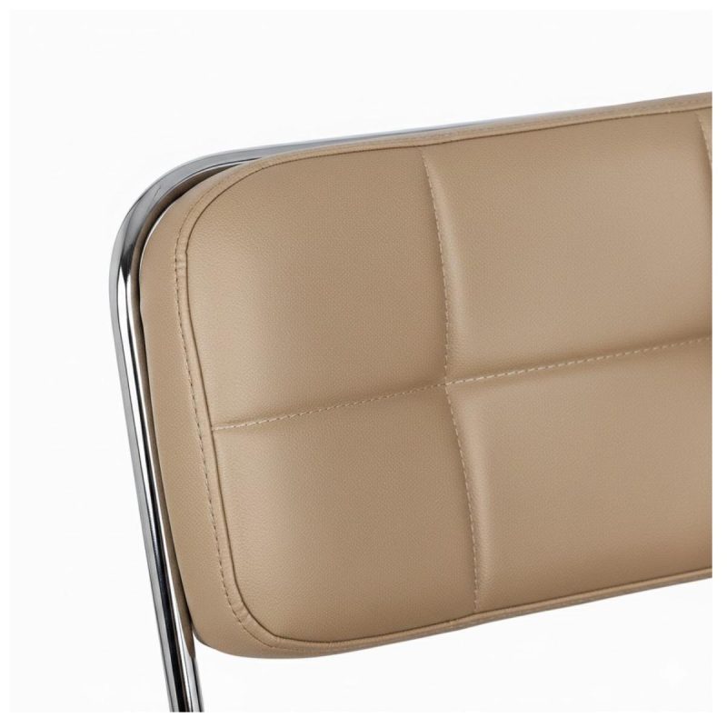 Cadeira Interlocutor Estofada Denver - Cor Fendi - 30406