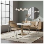 Cadeira Interlocutor Estofada Denver - Cor Fendi - 30406