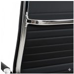 Cadeira Escritório Poltrona de Escritório Presidente Esteirinha Charles Eames - Cor Preta - 32997