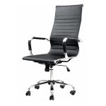 Cadeira Escritório Poltrona de Escritório Presidente Esteirinha Charles Eames - Cor Preta - 32997