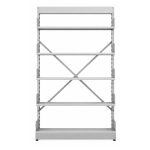 Móveis de Aço para Escritório Estante Biblioteca de PAREDE com 05 Bandejas - 2,00x0,92x0,32m - 13124