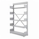 Móveis de Aço para Escritório Estante Biblioteca de PAREDE com 05 Bandejas - 2,00x0,92x0,32m - 13124