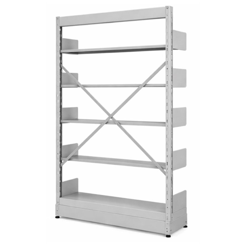 Móveis de Aço para Escritório Estante Biblioteca de PAREDE com 05 Bandejas - 2,00x0,92x0,32m - 13124