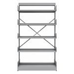 Móveis de Aço para Escritório Estante Biblioteca de CENTRO com 10 Bandejas - 2,00x0,92x0,58m - 13123