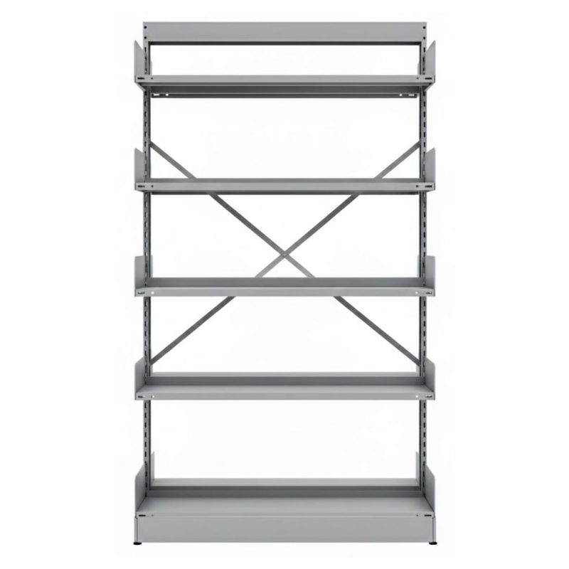 Móveis de Aço para Escritório Estante Biblioteca de CENTRO com 10 Bandejas - 2,00x0,92x0,58m - 13123