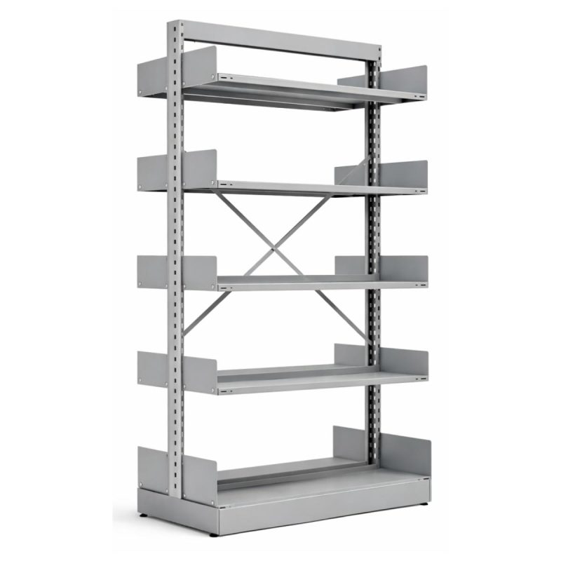 Móveis de Aço para Escritório Estante Biblioteca de CENTRO com 10 Bandejas - 2,00x0,92x0,58m - 13123 Móveis de Aço para Escritório Estante Biblioteca de CENTRO com 10 Bandejas - 2,00x0,92x0,58m - 13123