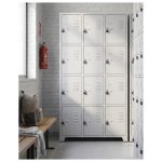 Sem categoria Armário Roupeiro de Aço c/ 12 Portas Pequenas - 1,96x0,93x0,36m - 10907