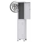 Armário Roupeiro de Aço c/ 02 Portas Grandes - 1,96x0,33x0,36m - 10901