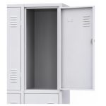 Armário Roupeiro de Aço c/ 08 Portas Grandes - 1,96x0,63x0,36m - 10904