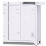 Armário Roupeiro de Aço c/ 06 Portas Grandes  - 1,96x0,93x0,36m - 10903