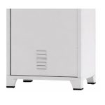 Armário Roupeiro de Aço Insalubre c/ 04 Portas - 1,96x0,50x0,41m - 10922