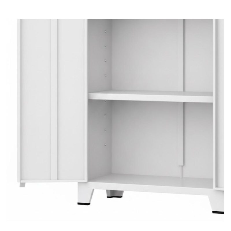 Armário de Aço Multiuso PA-120 - Chapa Pesada - 1,94x1,20x0,40m - Cinza - 17325