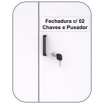 Armário de Aço Multiuso PA-120 - 1,94x1,20x0,40m - Cinza - 17323