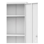 Armário de Aço Multiuso PA-90 - 1,94x0,90x0,40m - Cinza - 17322