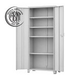 Armário de Aço Multiuso PA-90 - Chapa Pesada - 1,94x0,90x0,40m - Cinza - 17324