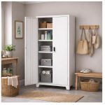 Armário de Aço Multiuso PA-120 - Chapa Pesada - 1,94x1,20x0,40m - Cinza - 17325