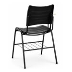Cadeira Universitária Plástica Prancheta MDF - COR PRETO - MRPLAST - 34014