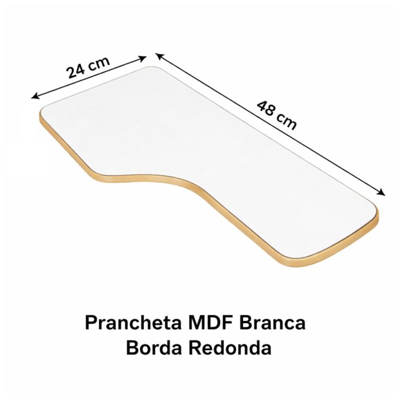 Cadeira Universitária Plástica Prancheta MDF - COR PRETO - MRPLAST - 34014