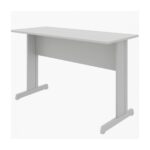 Mesa Escritório 1,50×0,60m c/ Gavetas –  CINZA/CINZA - 53082